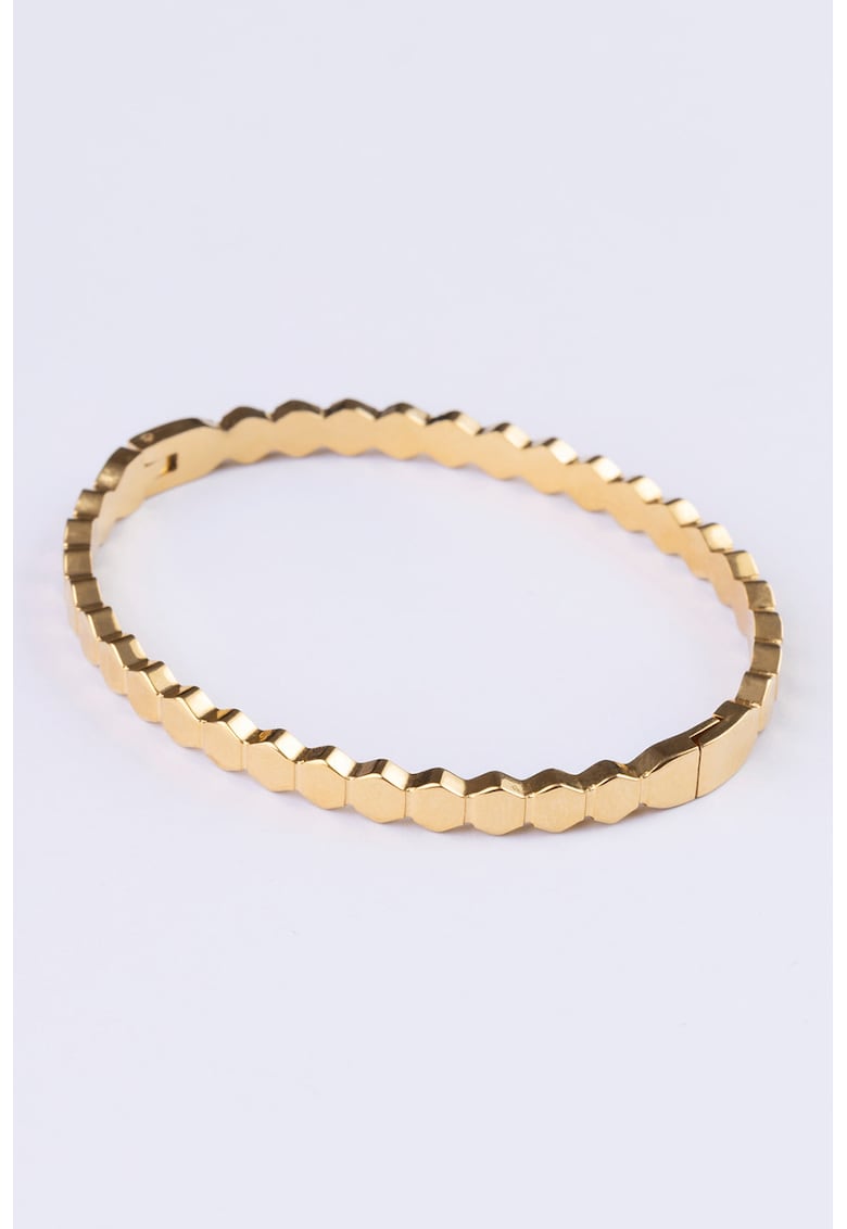 Bratara rigida placata cu aur de 18K