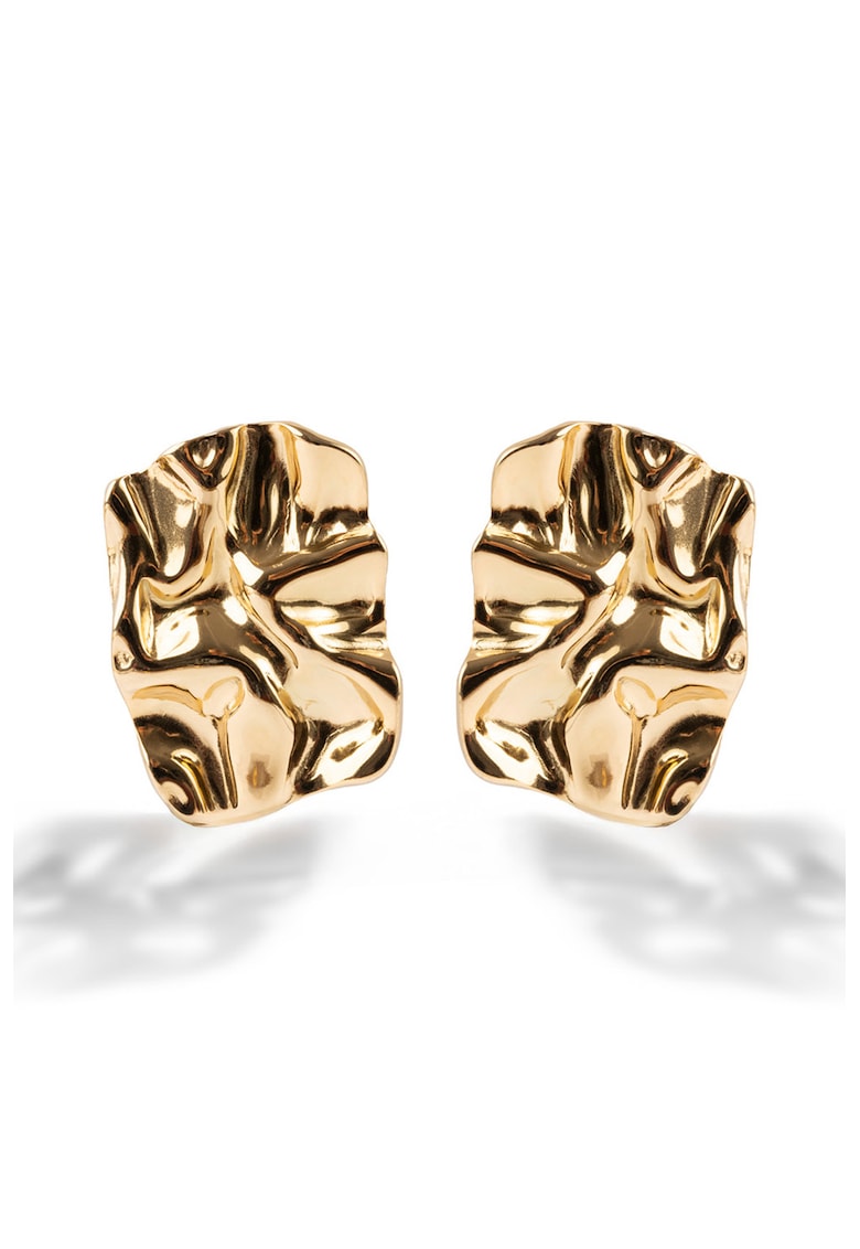 Cercei placati cu aur de 18K - Auriu