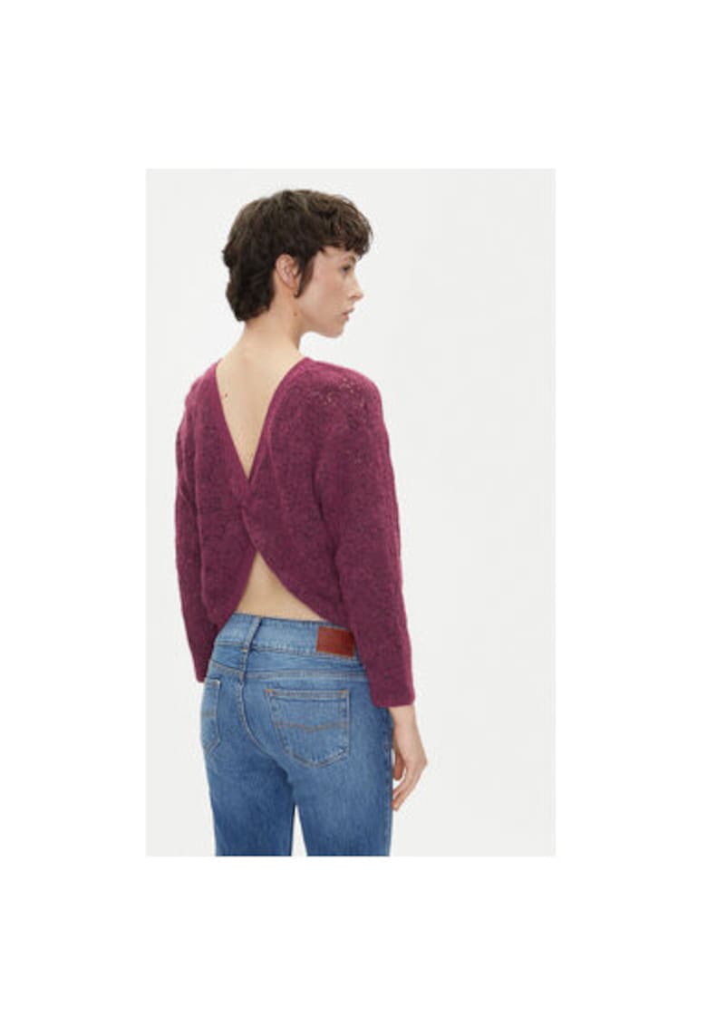 Pulover dama  PL702239 - Poliamida/Lana - Roz