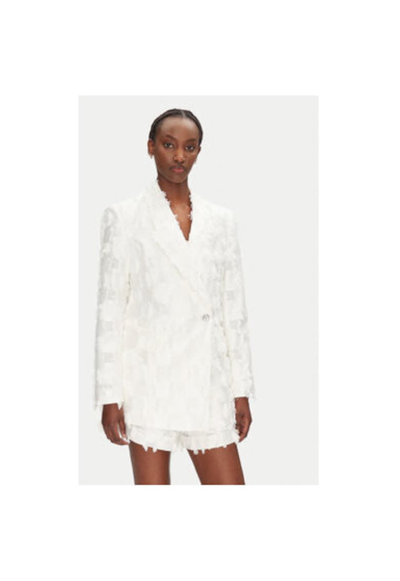 Sacou dama  BBW4564 - Viscoza/Poliester - Alb