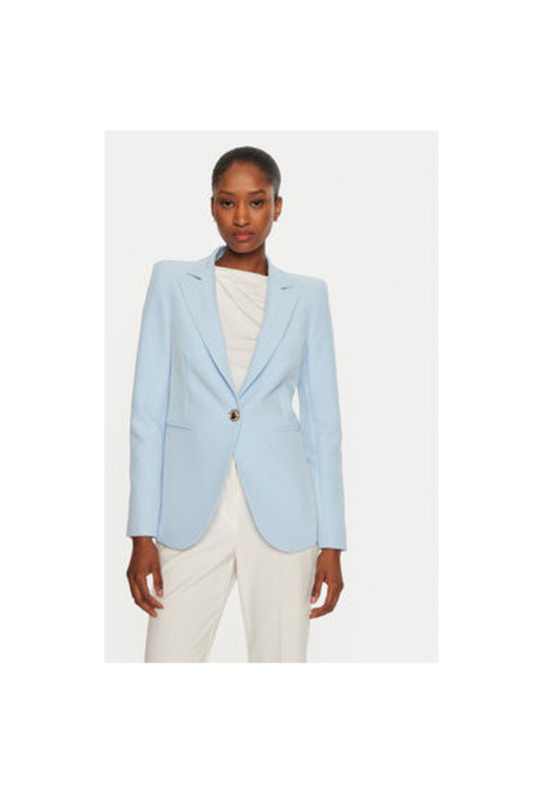 Sacou dama - 304724794 - Poliester - Albastru - Albastru