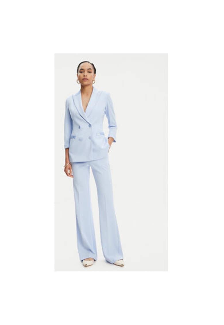 Sacou dama  JU25JAW - Poliester/Elastan - Albastru deschis