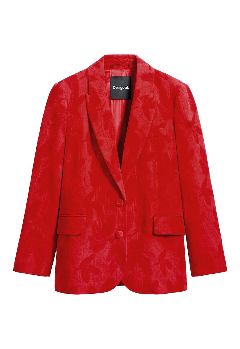 Sacou dama 25SWEW18 - Bumbac/Viscoza - Rosu