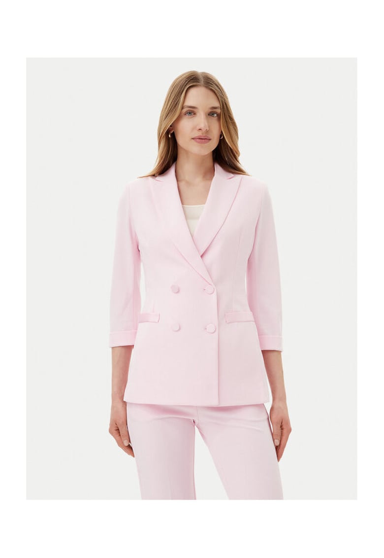 Sacou dama JU25JAW - Poliester/Elastan - Roz - Roz
