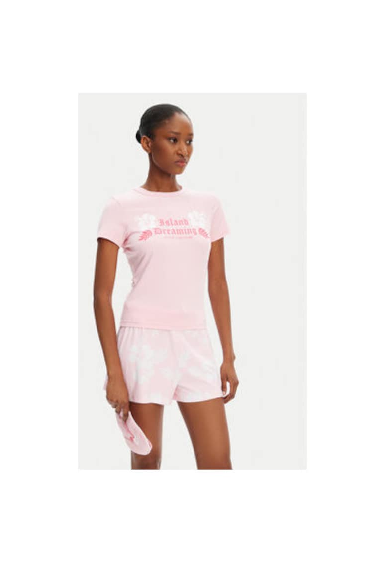 Pijama dama JCLPJ125507 - Poliester/Elastan - Roz