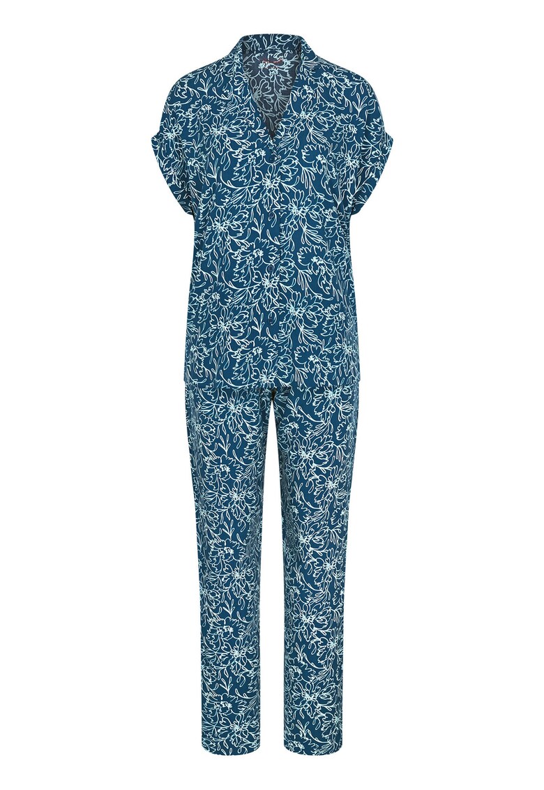 Pijama dama 10222611 - Viscoza - Albastru