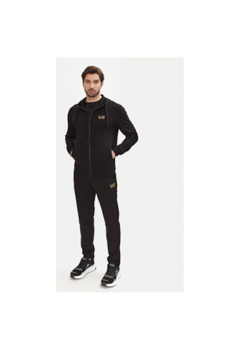Trening barbati Emporio Armani - 8NPV62 PJVRZ - Bumbac - Negru
