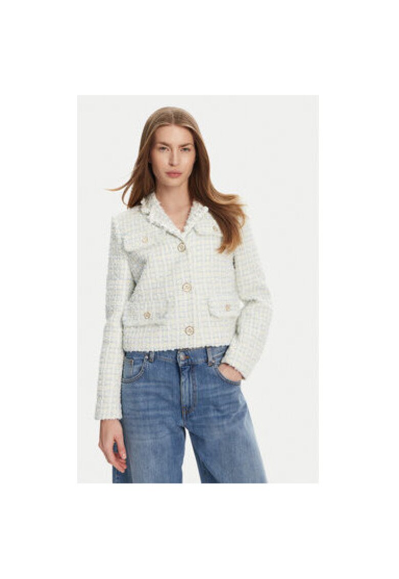Sacou dama A2W14024 - Poliamida/Lana - Albastru deschis - Albastru deschis