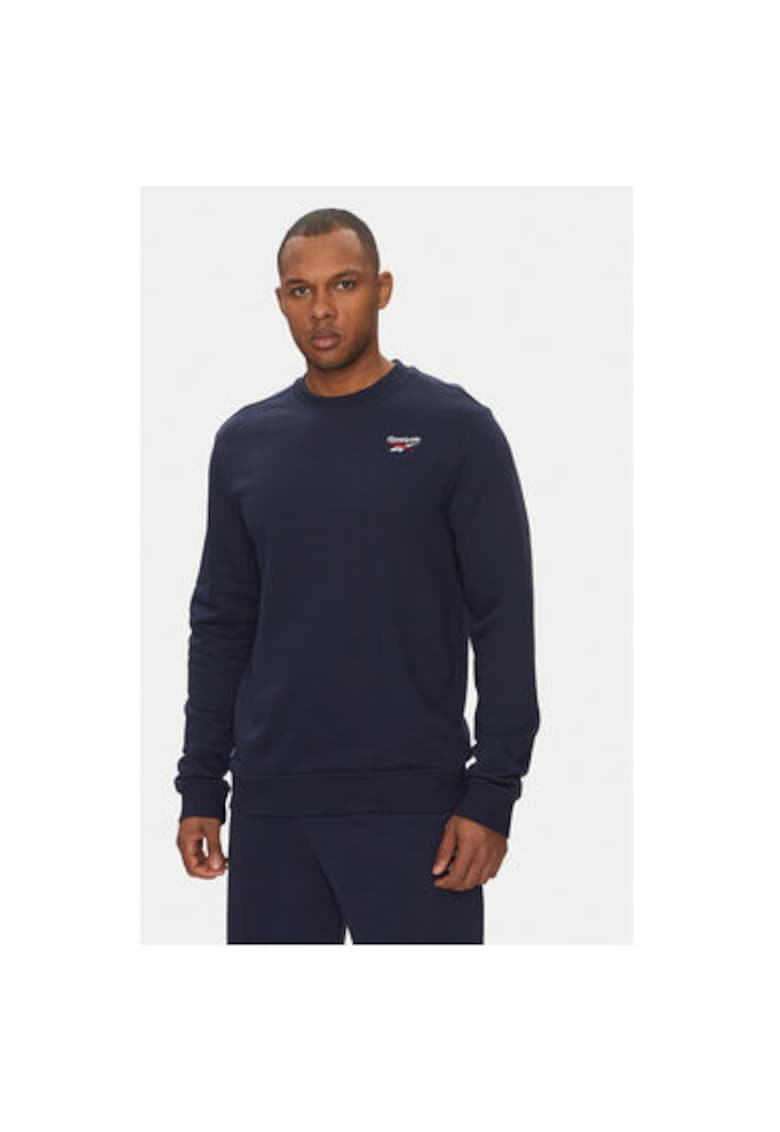Bluza barbati 100217146 - Bumbac/Poliester reciclat - Bleumarin - Bleumarin