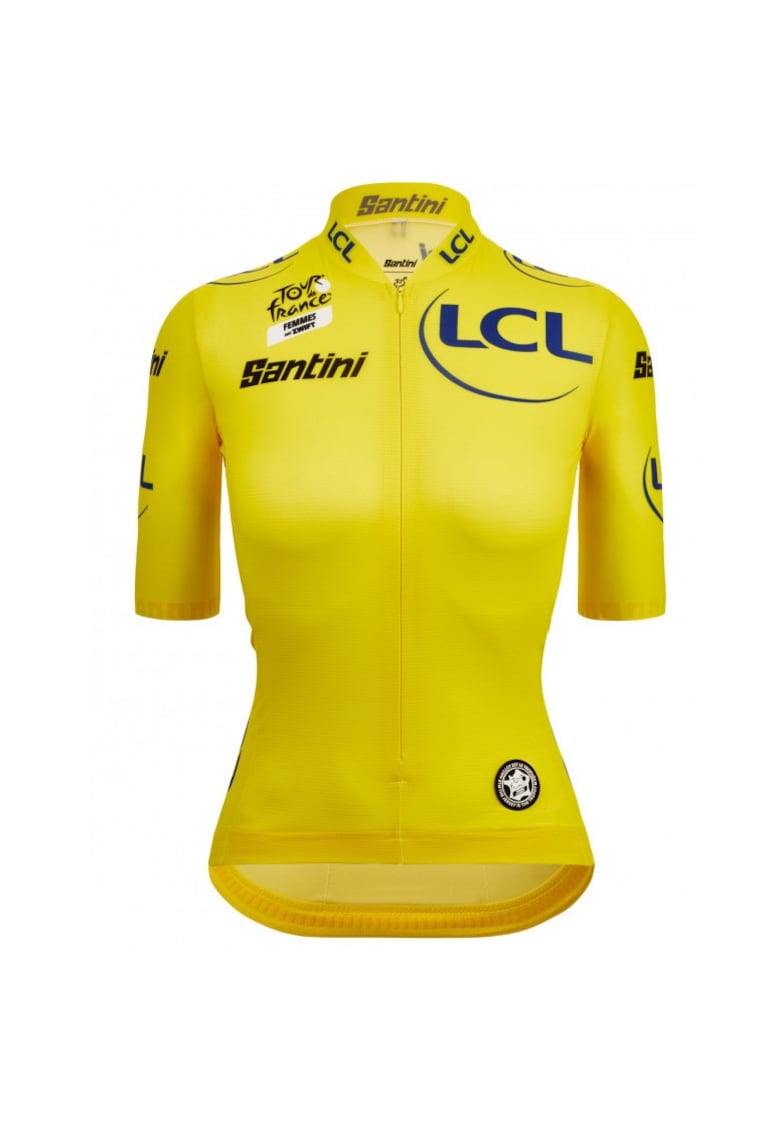 Tricou ciclism dama Leader General Tour de France Galben - Galben