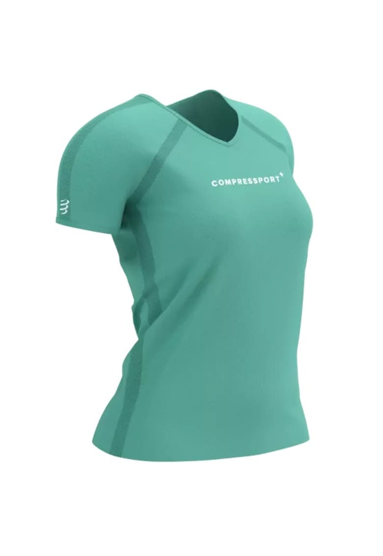 Tricou alergare dama Training Logo SS 2024 Albastru