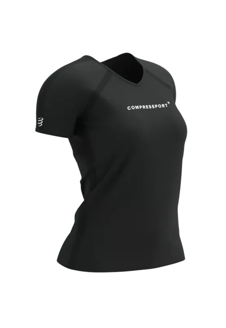 Tricou alergare dama Training Logo SS 2024 Negru