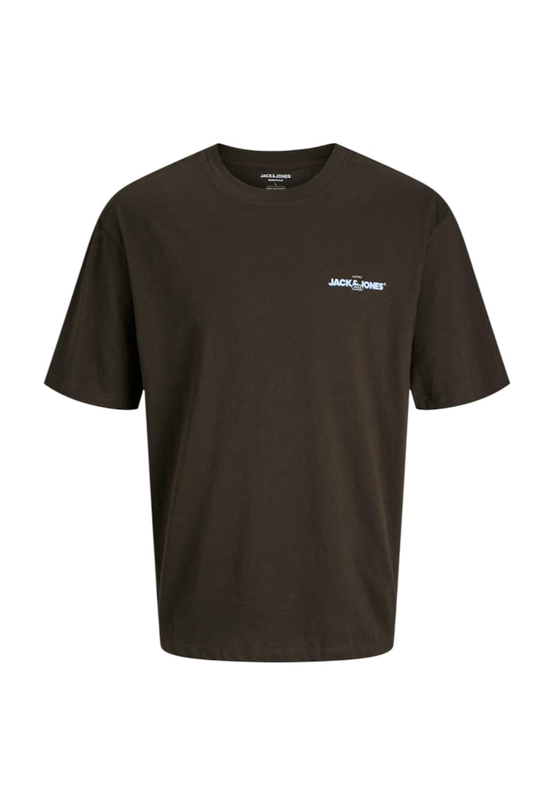 Tricou JACK &JONES Bradley Graphic O-Neck 48298 - Maro