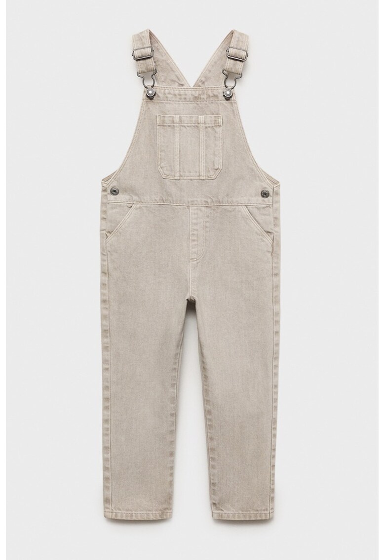 Salopeta din denim cu buzunar frontal