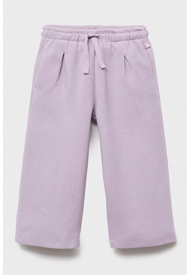 Pantaloni relaxed-fit din bumbac cu talie ajustabila