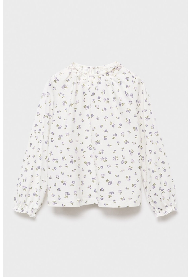 Bluza din bumbac cu model floral