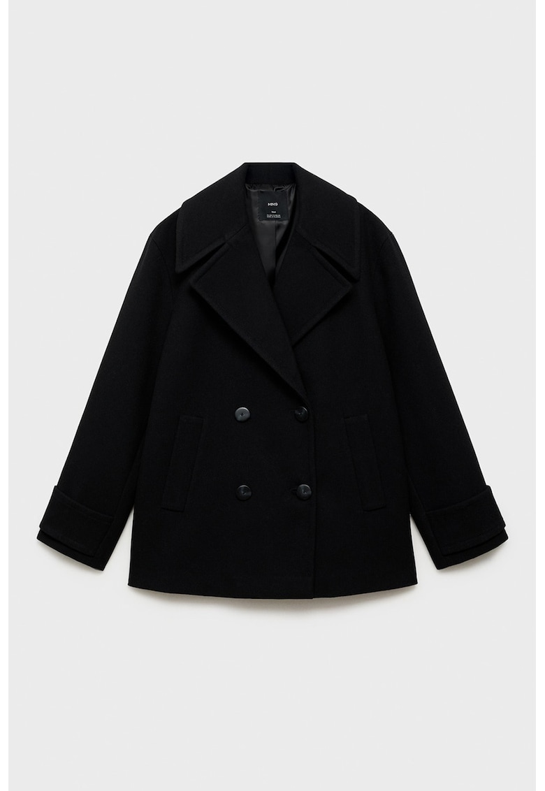 Palton scurt din amestec de lana