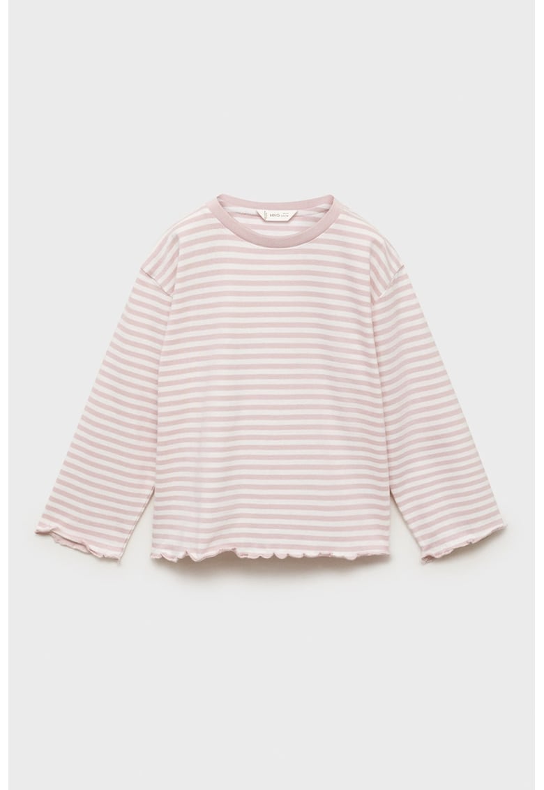 Bluza din bumbac cu dungi