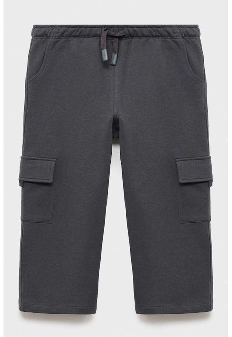 Pantaloni de trening cargo cu snur