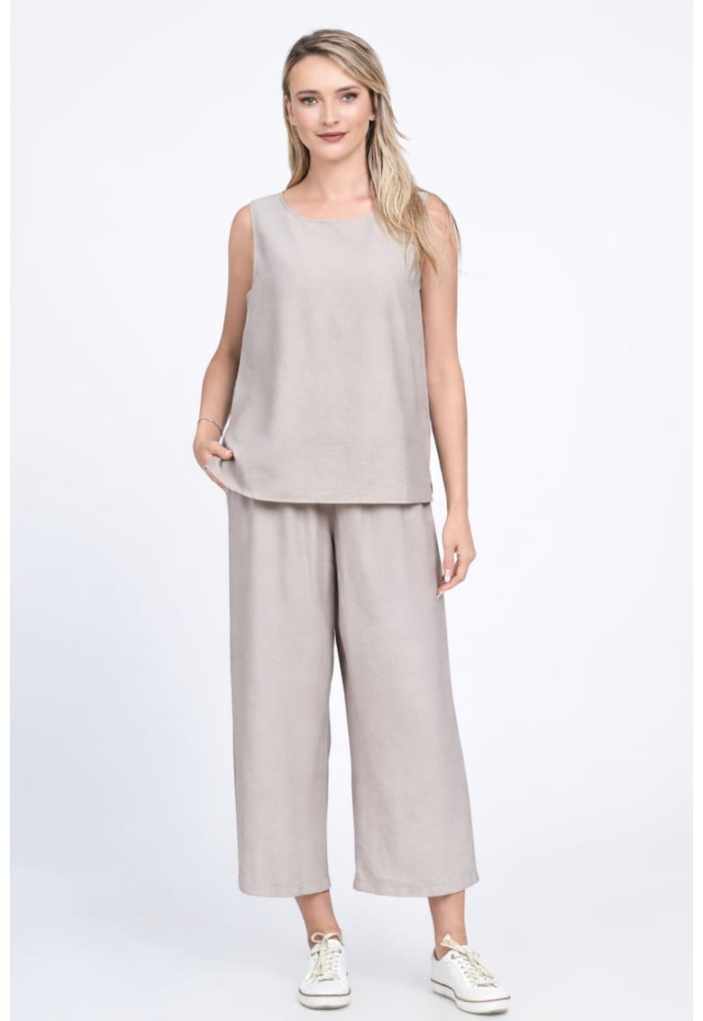 Compleu Dama - Garden Flowers - cu Pictura Realizata Manual V336