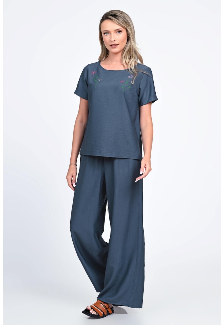 Compleu Dama - Garden Flowers V333 - cu Pictura Realizata Manual