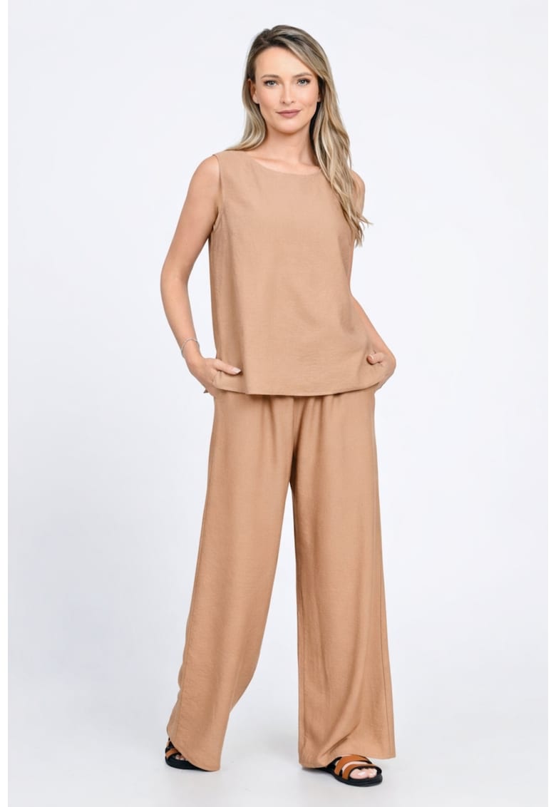 Compleu Dama - Garden Flowers - cu Pictura Realizata Manual V334