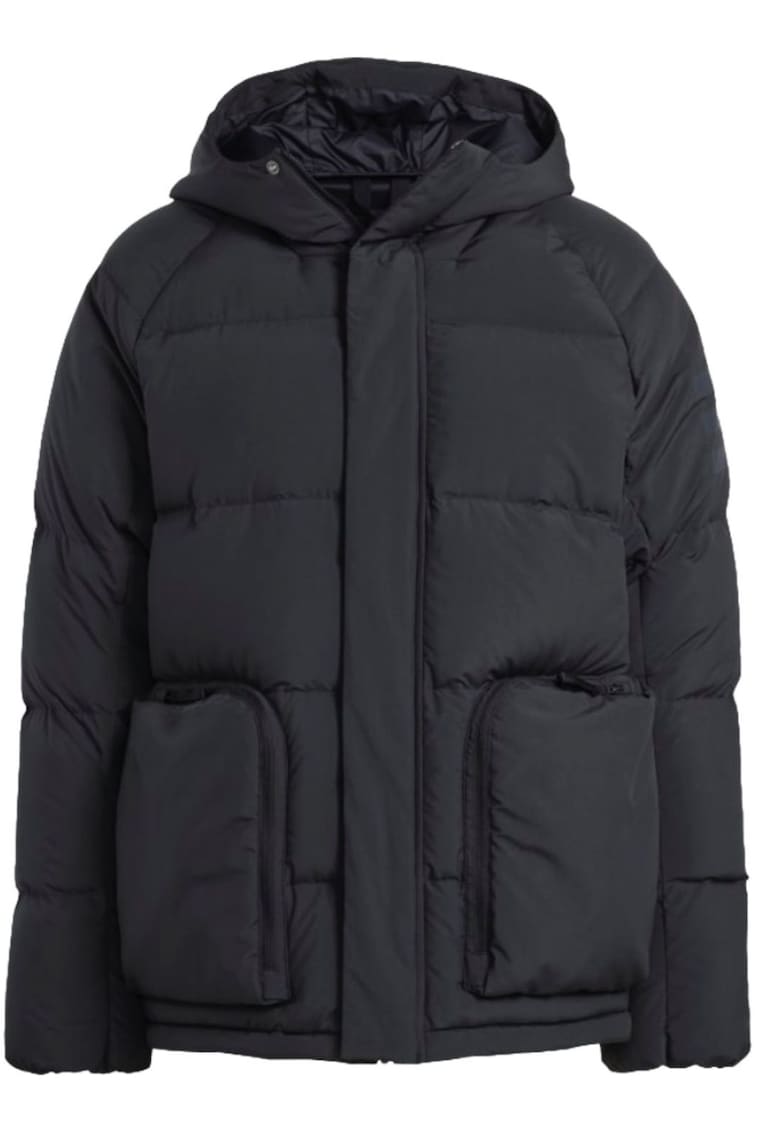 Geaca matlasata cu buzunare aplicate - umplutura cu puf si maneci raglan -