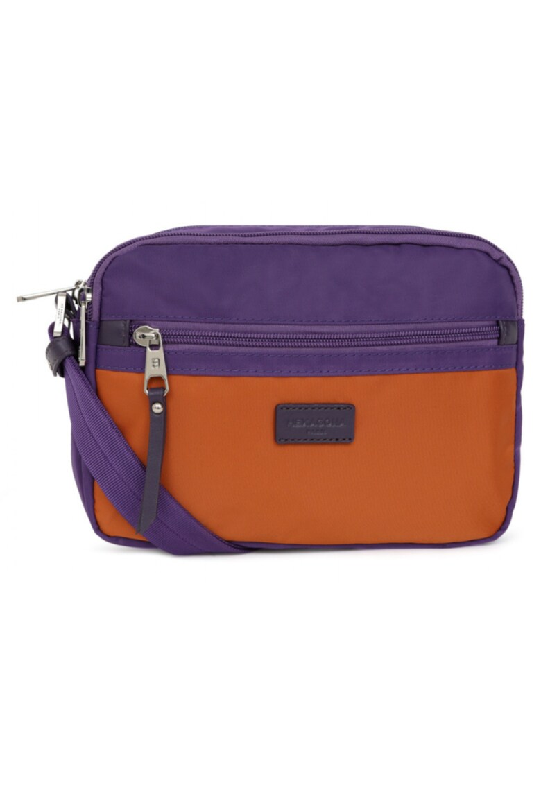 Geanta crossbody cu dpua compartimente