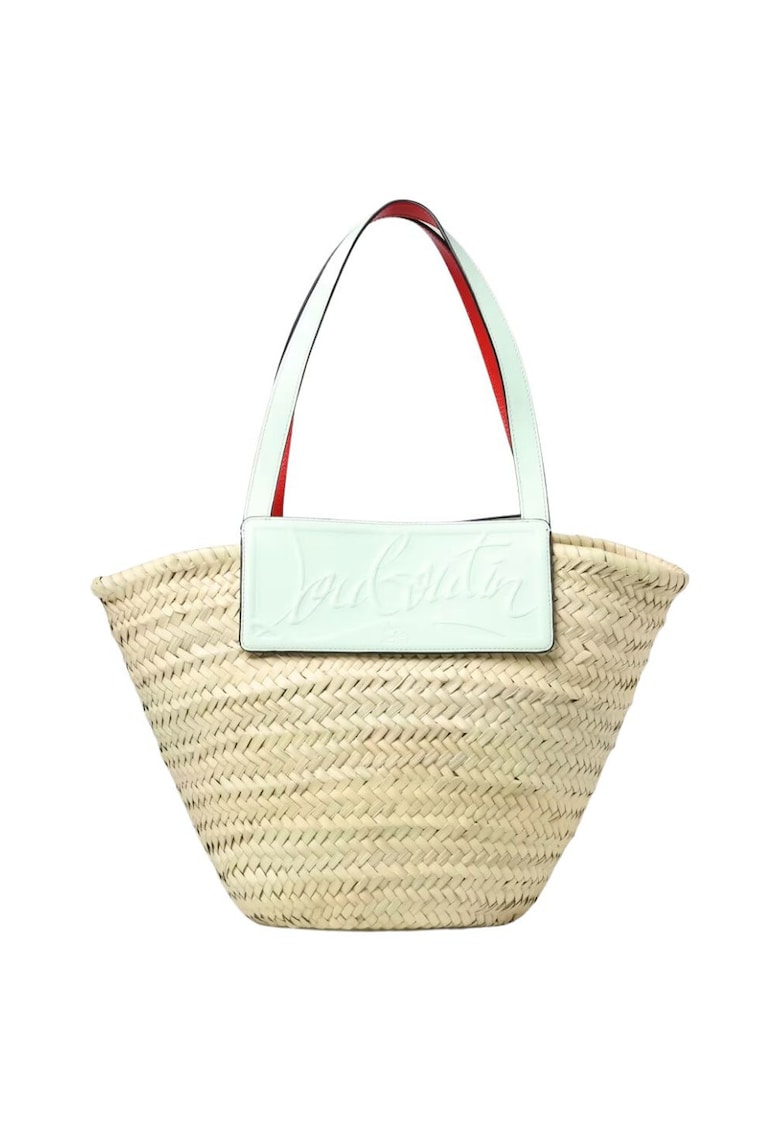 Geanta shopper cu detalii din piele naturala