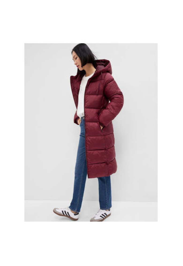 Geaca de iarna dama 724312 - Poliester/Nylon - Visiniu - Visiniu