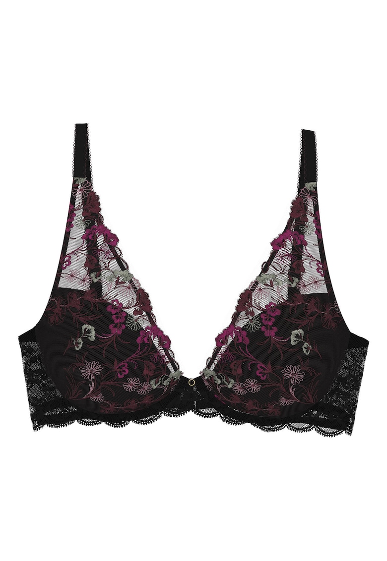 Sutien cu dantela cu model floral Sutien cu dantela cu model floral