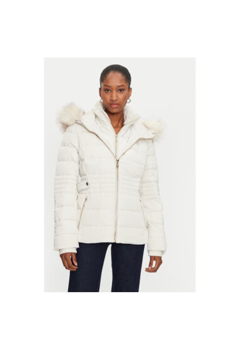 Geaca dama - 304479946 - Poliester/Poliester reciclat - Bej