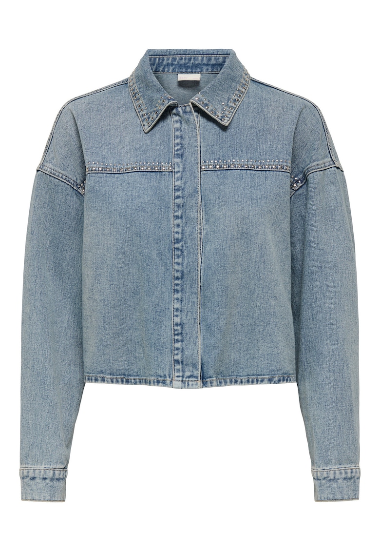 Jacheta de blugi dama  15351405 - Bumbac - Albastru