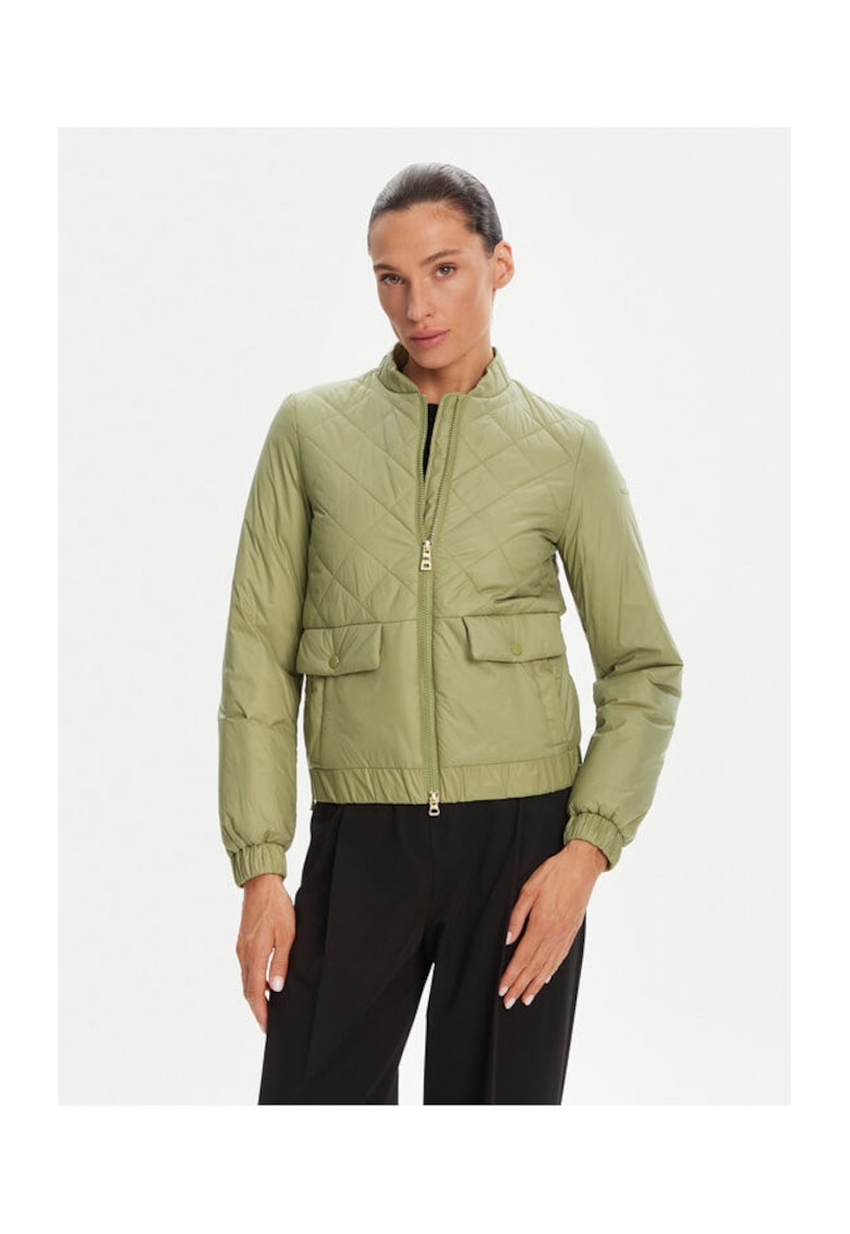 Jacheta dama W5520F-T3132 - Poliester - Verde - Verde