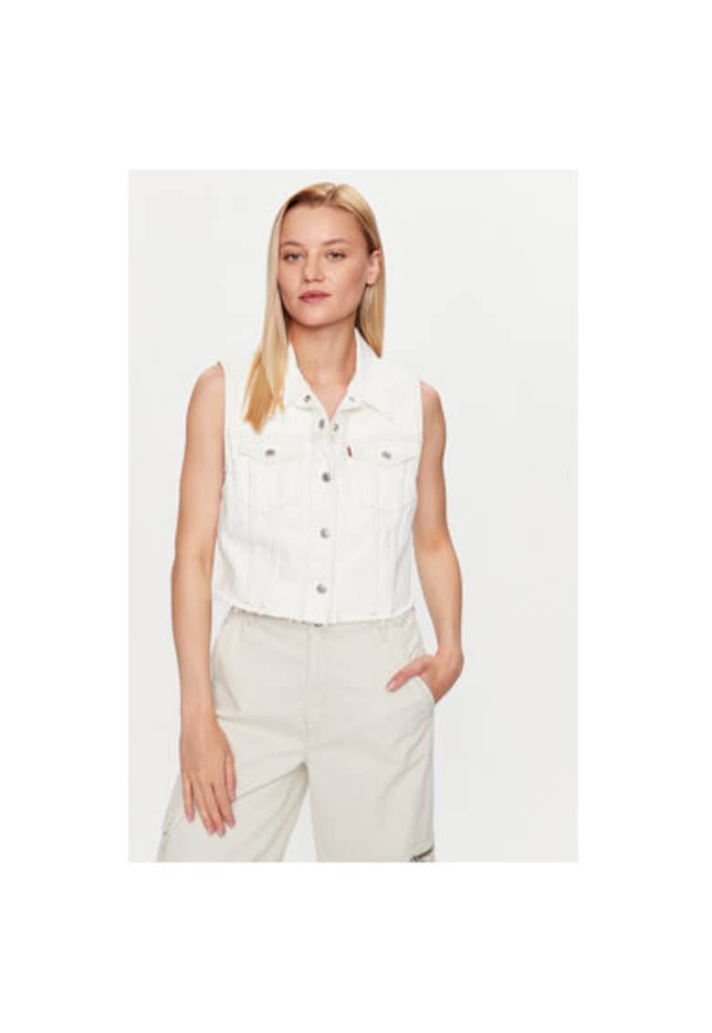Vesta dama Levi S - A4855-0001 - Bumbac - S INTL - Alb