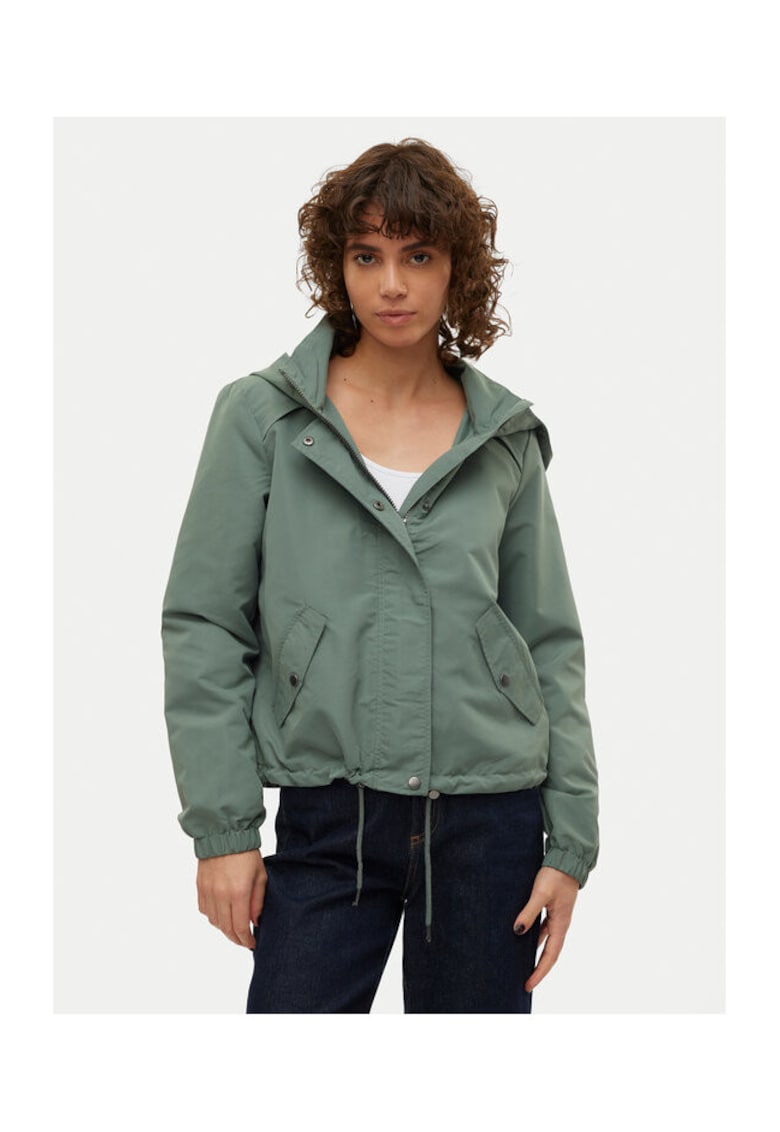 Jacheta dama 10278214 - Poliester - Verde