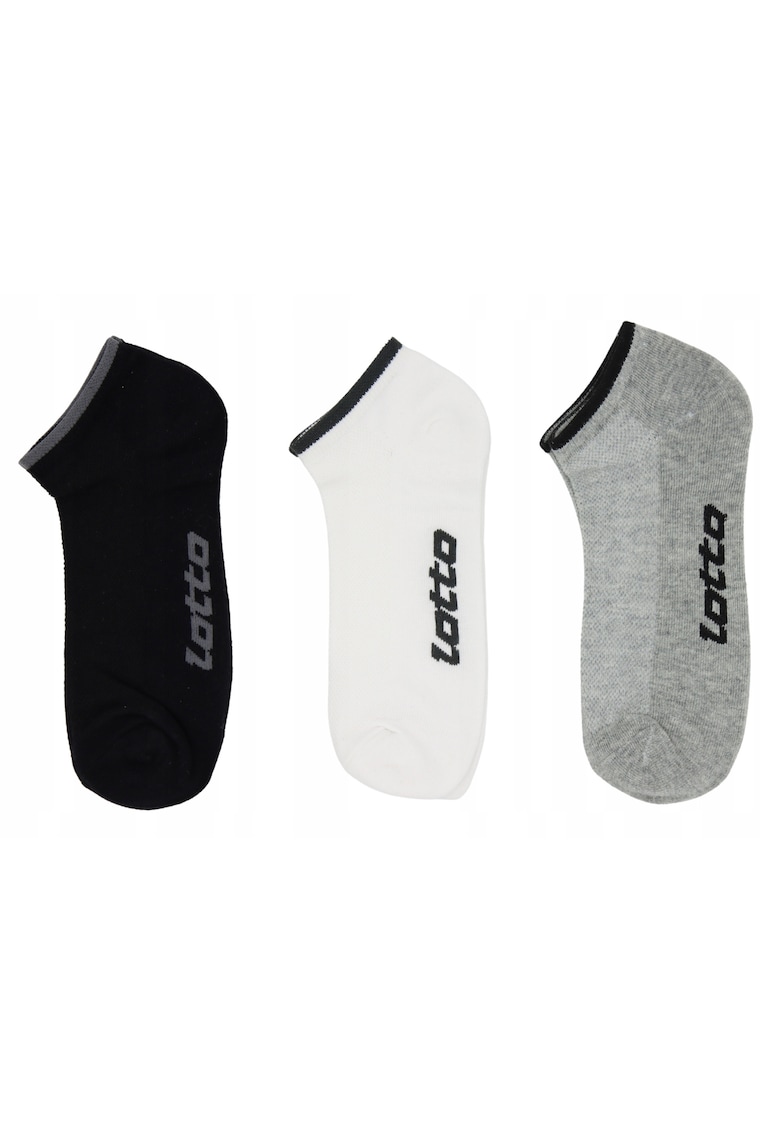 Set Sosete Scurte - Material: 65% Bumbac - 32% Poliester - 3% Elastan - Confortabile Si Respirabile - Se Potrivesc Piciorului - Ideale Pentru Utilizare Zilnica
