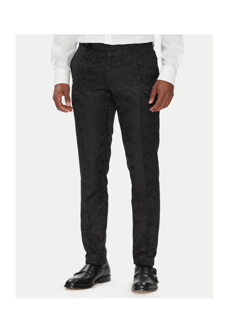 Pantaloni barbati 255002 553038 - Poliester/Viscoza - Negru - Negru