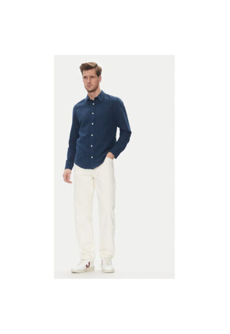 Pantaloni barbati 112364188 - Bumbac - Alb - Alb