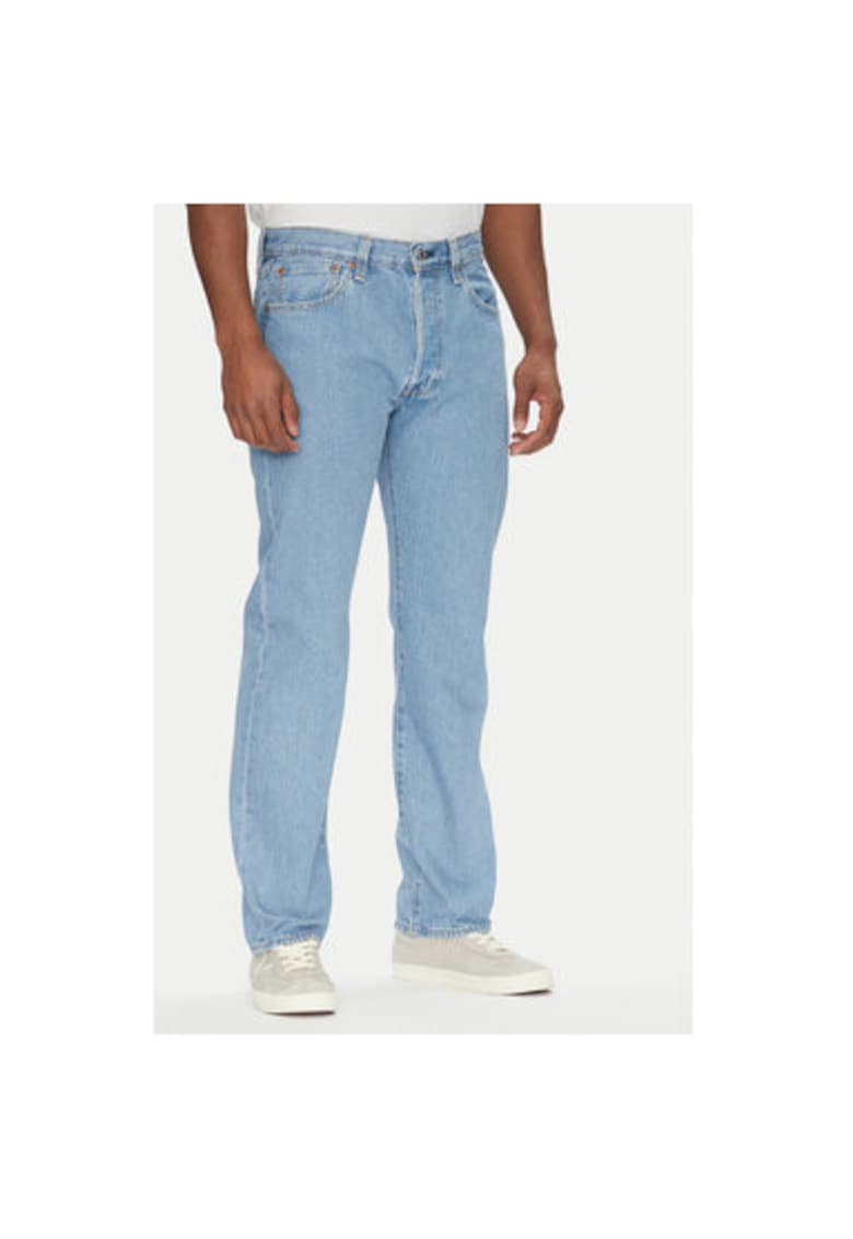 Pantaloni barbati Levi S - 00501-3708 - Bumbac - Albastru Pantaloni barbati Levi S - 00501-3708 - Bumbac - Albastru