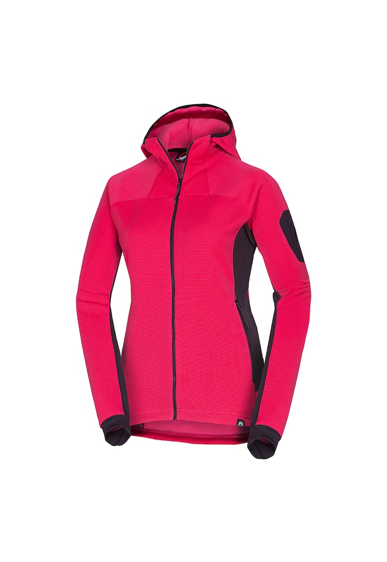 Hanorac fleece melange femei Marcella cherryblack