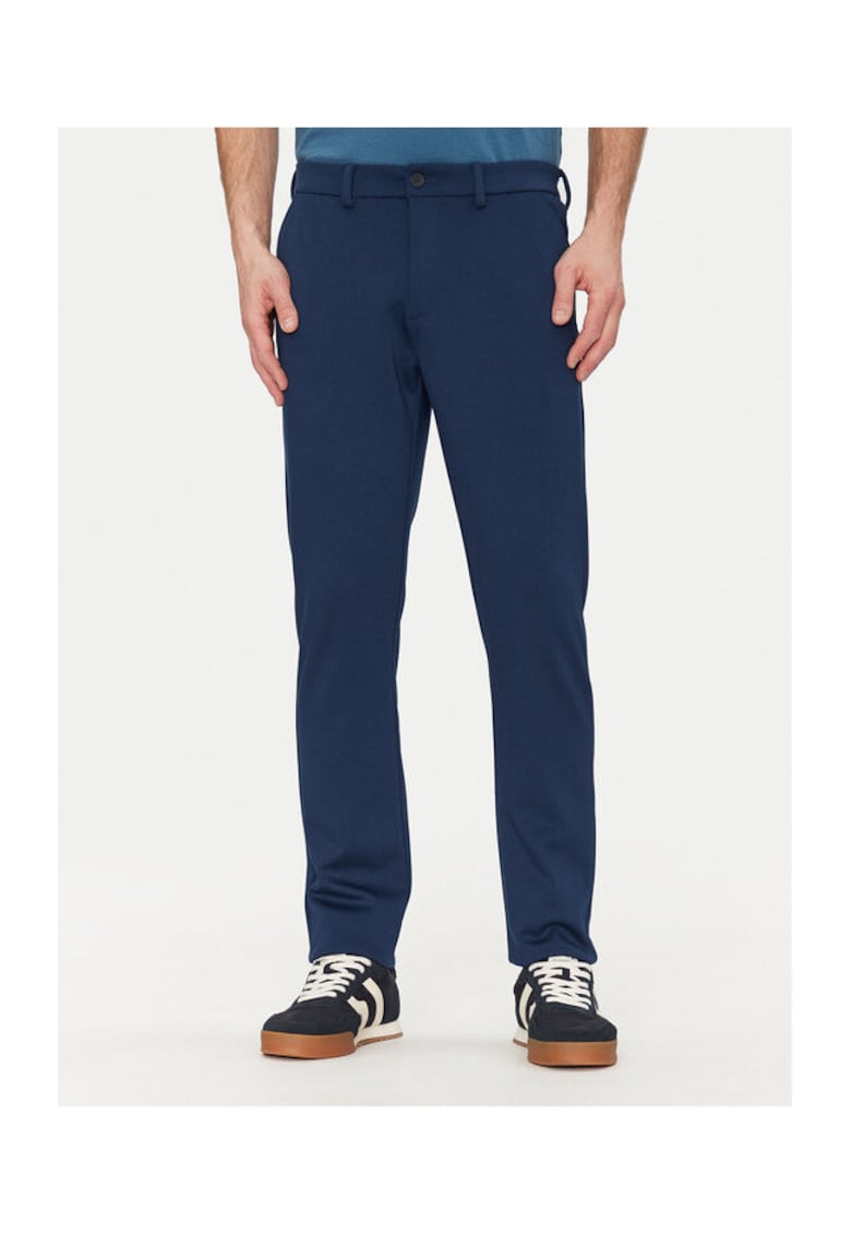 Pantaloni barbati 20717828 - Poliester/Viscoza - Albastru - Albastru