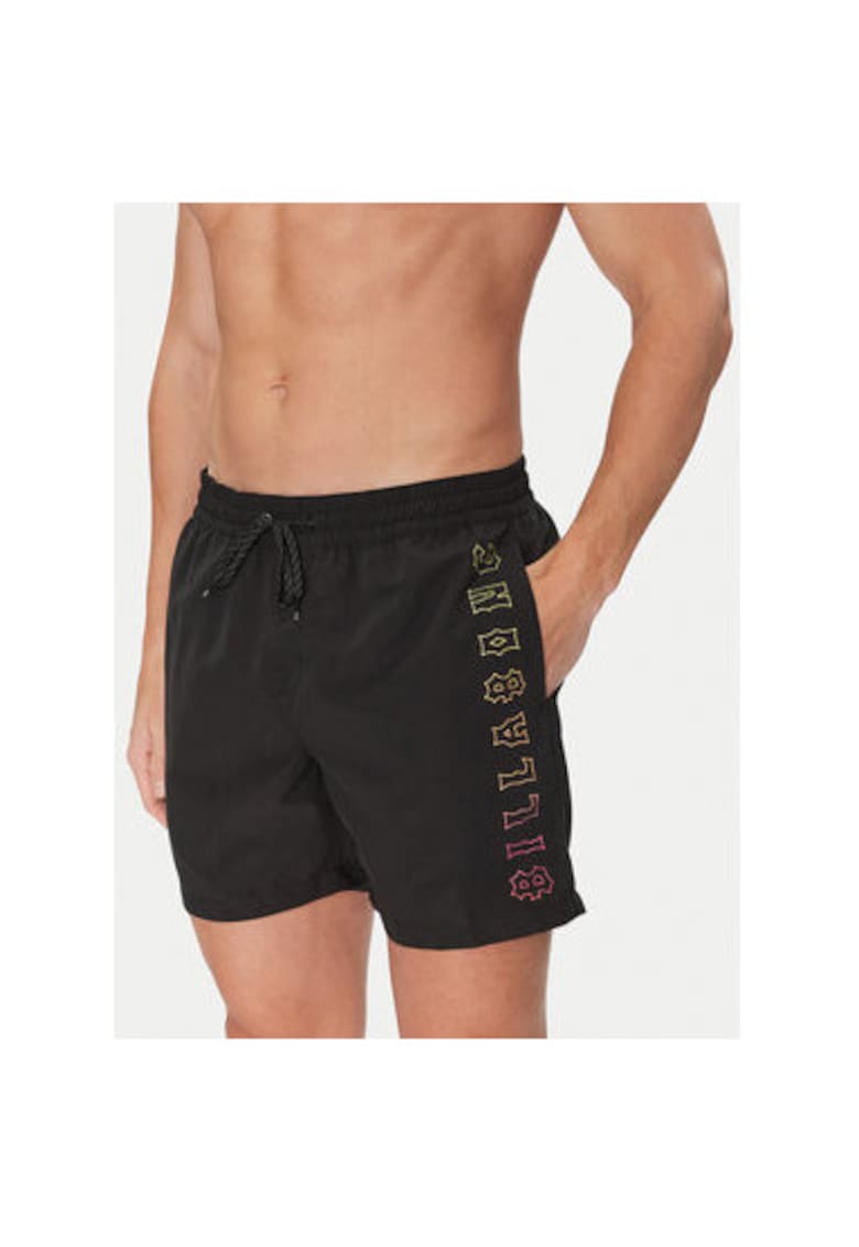 Pantaloni scurti de baie barbati  EBYJV00122 - Poliester reciclat - 2XL INTL - Negru