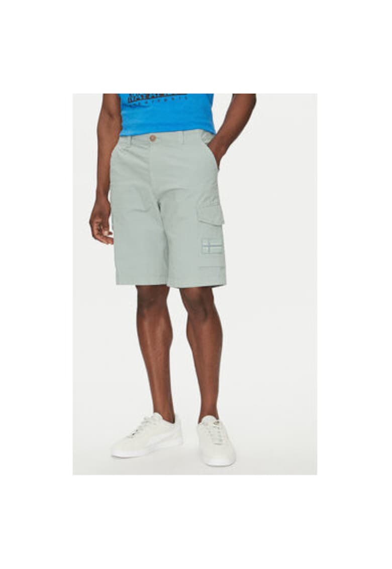 Pantaloni scurti barbati NP0A4HOSG1X1 - Bumbac - Verde