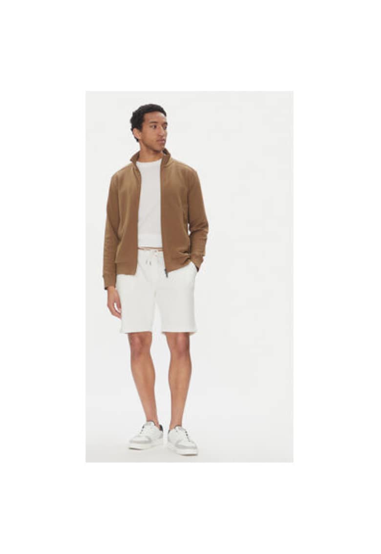 Pantaloni scurti barbati 8255 75080C - Modal/Poliester - Alb - Alb