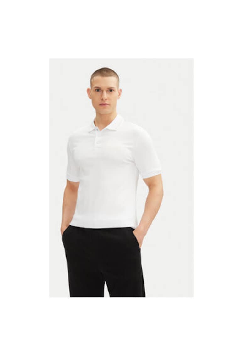 Tricou Polo barbati Emporio Armani - 7M000300 AF13739 - Viscoza/Poliamida - Alb