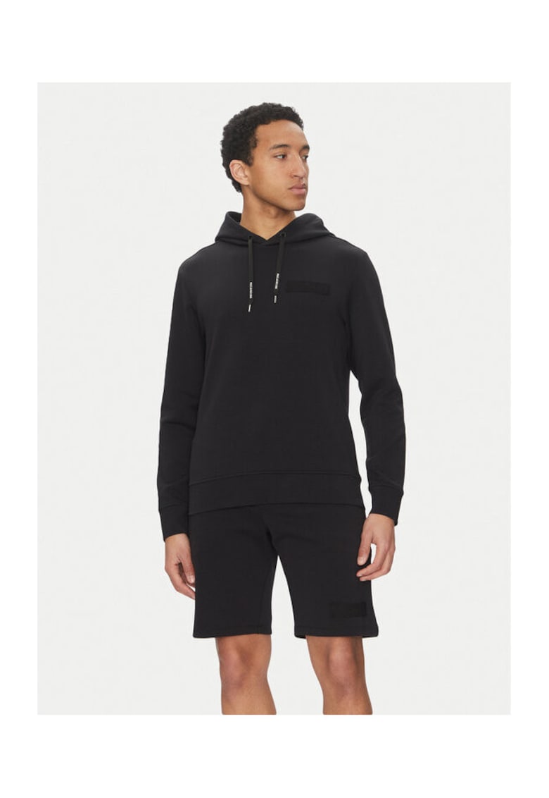 Bluza barbati 25411849 - Bumbac/Nylon - Negru - Negru
