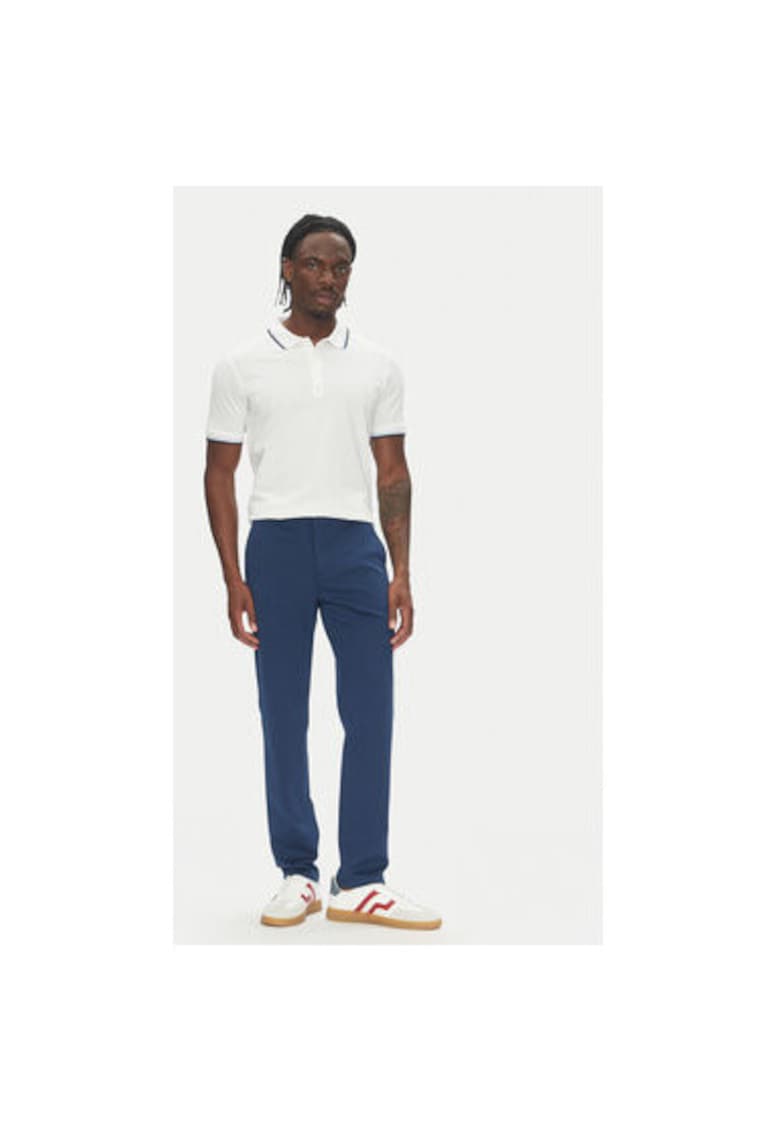 Pantaloni chino barbati  30-006052 - Poliester/Viscoza - Albastru
