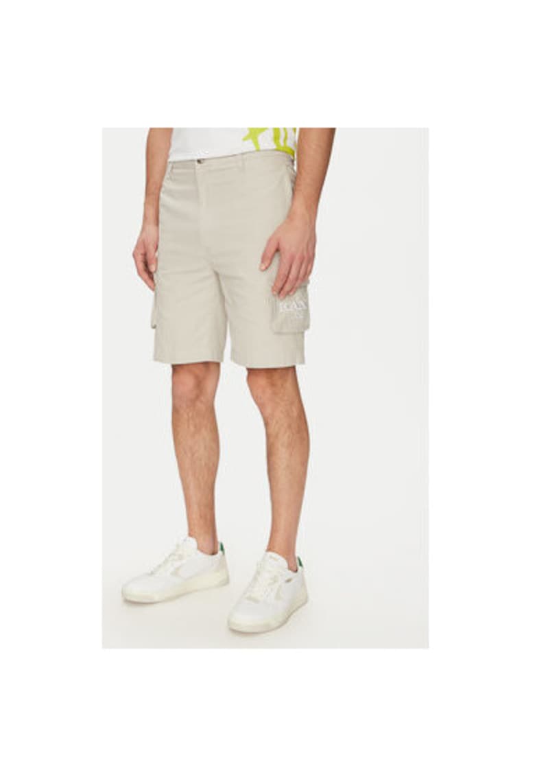 Pantaloni scurti barbati 60100045 - Bumbac - Alb Pantaloni scurti barbati 60100045 - Bumbac - Alb