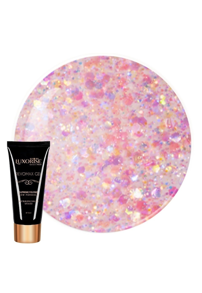 Polygel REVOMAX GEL  Rose Diamond - 15ml